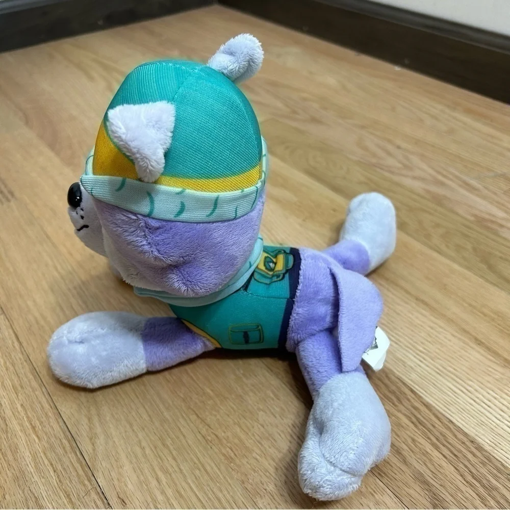Paw Patrol Everest Plush Stuffed Animal Purple Blue White Kids Toy Dog Puppy